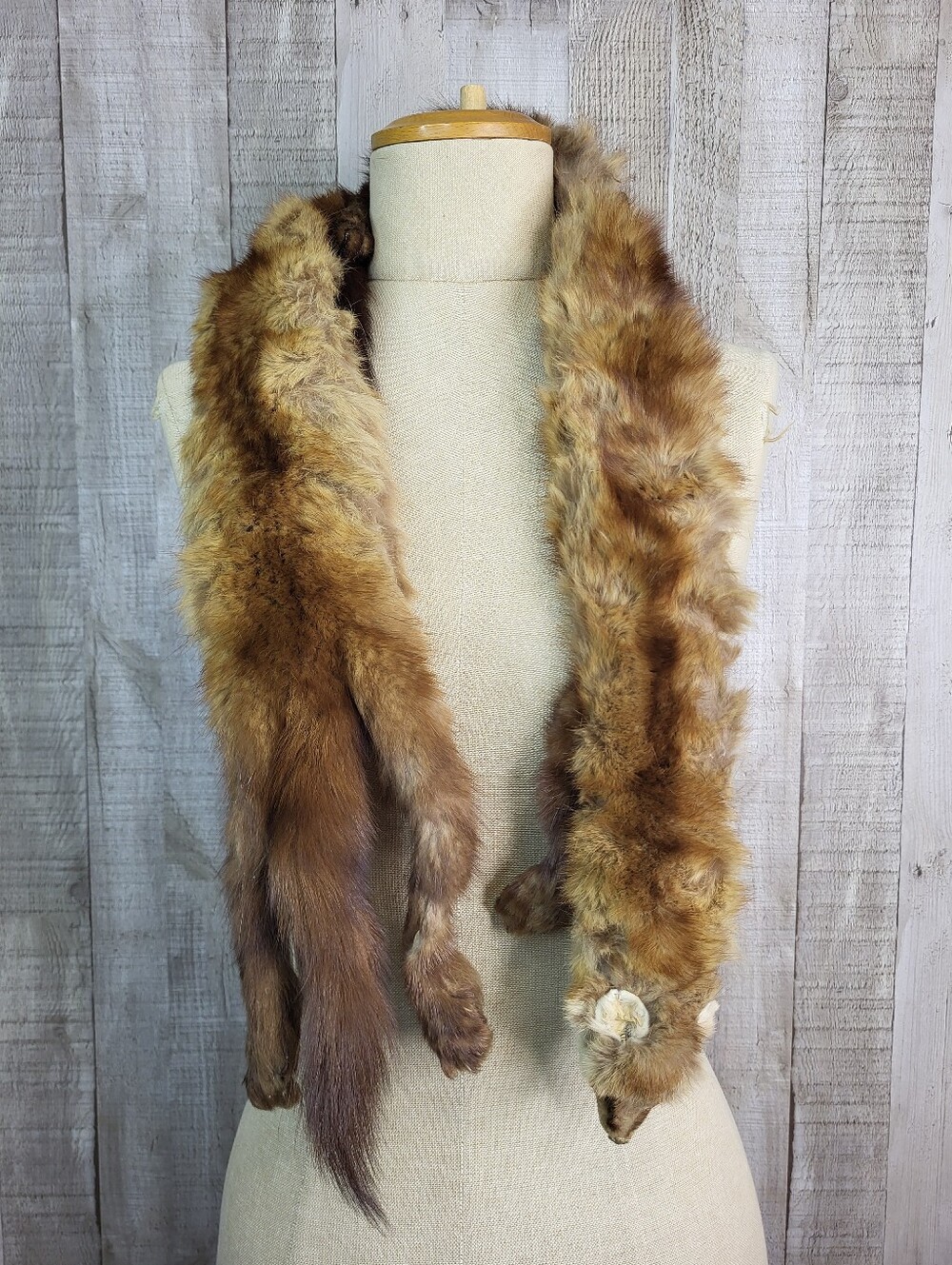 B. Altman & Co. Vintage Brown Mink Fur Stole